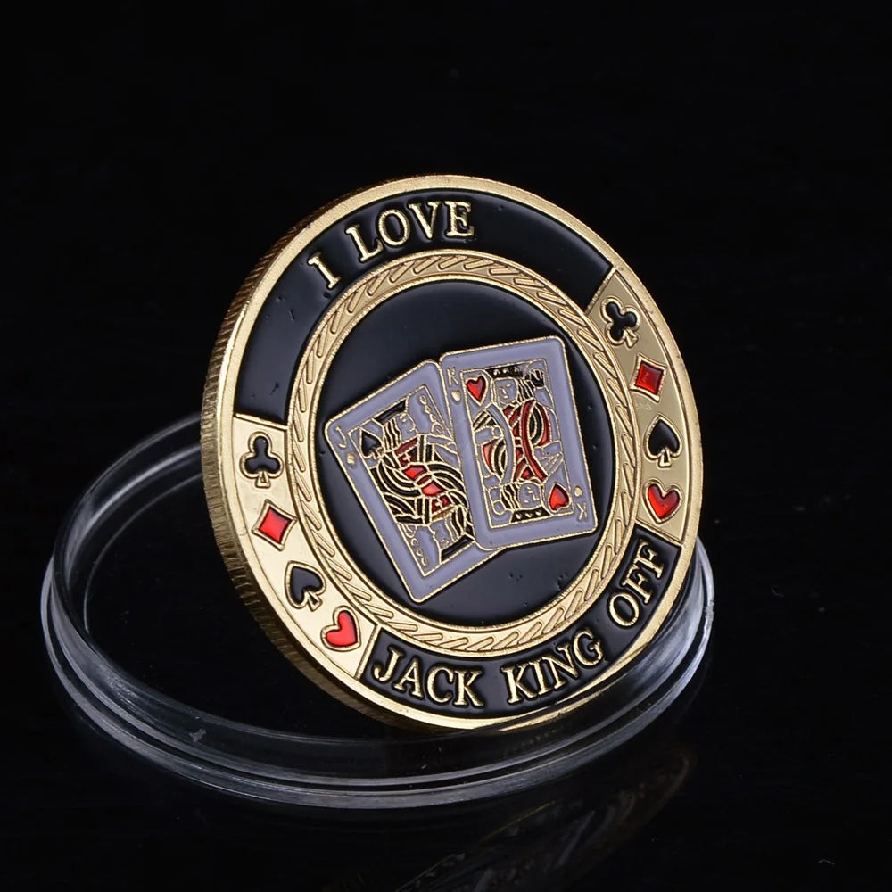 Poker Card Guard | Metall-Münze für Kartenschutz