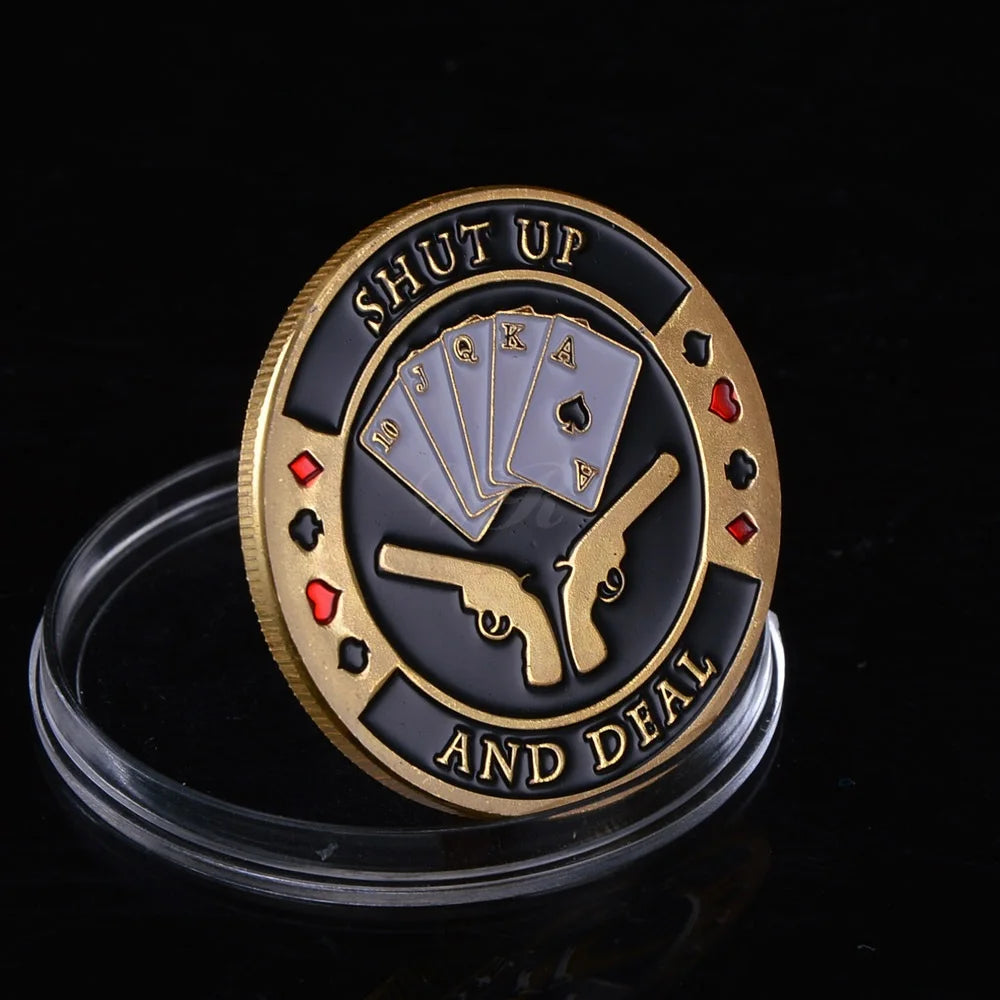Poker Card Guard | Metall-Münze für Kartenschutz