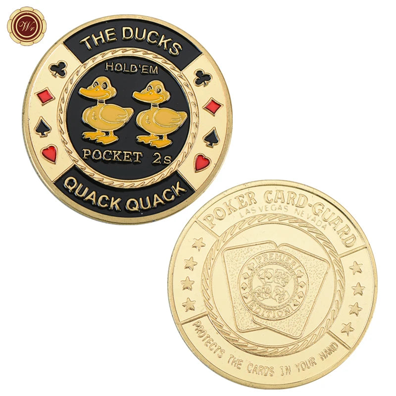 Poker Card Guard | Metall-Münze für Kartenschutz