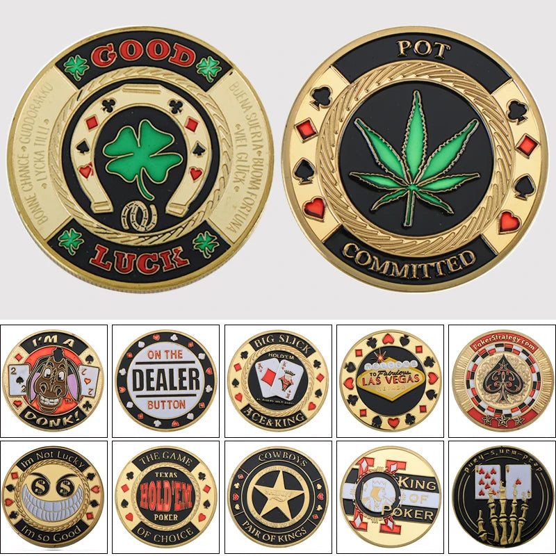 Poker Card Guard | Metall-Münze für Kartenschutz