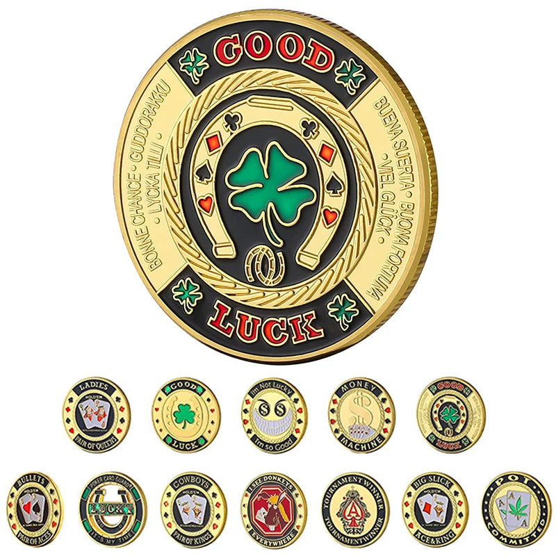 Poker Card Guard | Metall-Münze für Kartenschutz