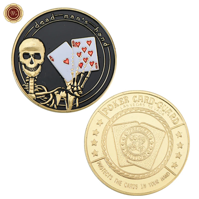 Poker Card Guard | Metall-Münze für Kartenschutz