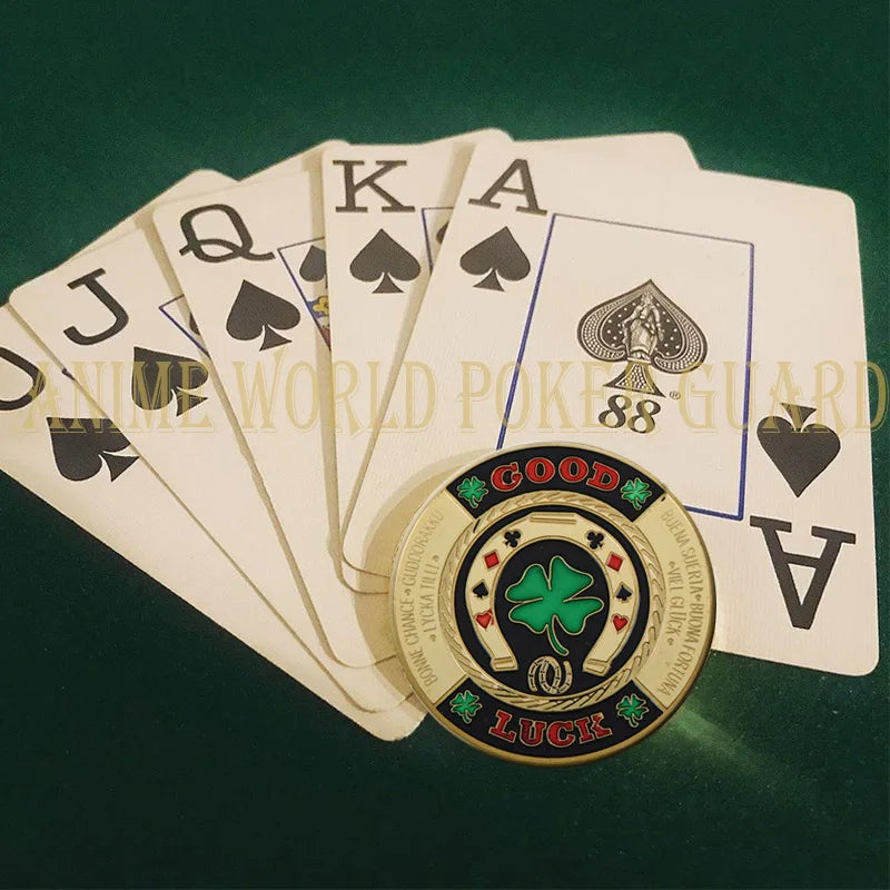 Poker Card Guard | Metall-Münze für Kartenschutz