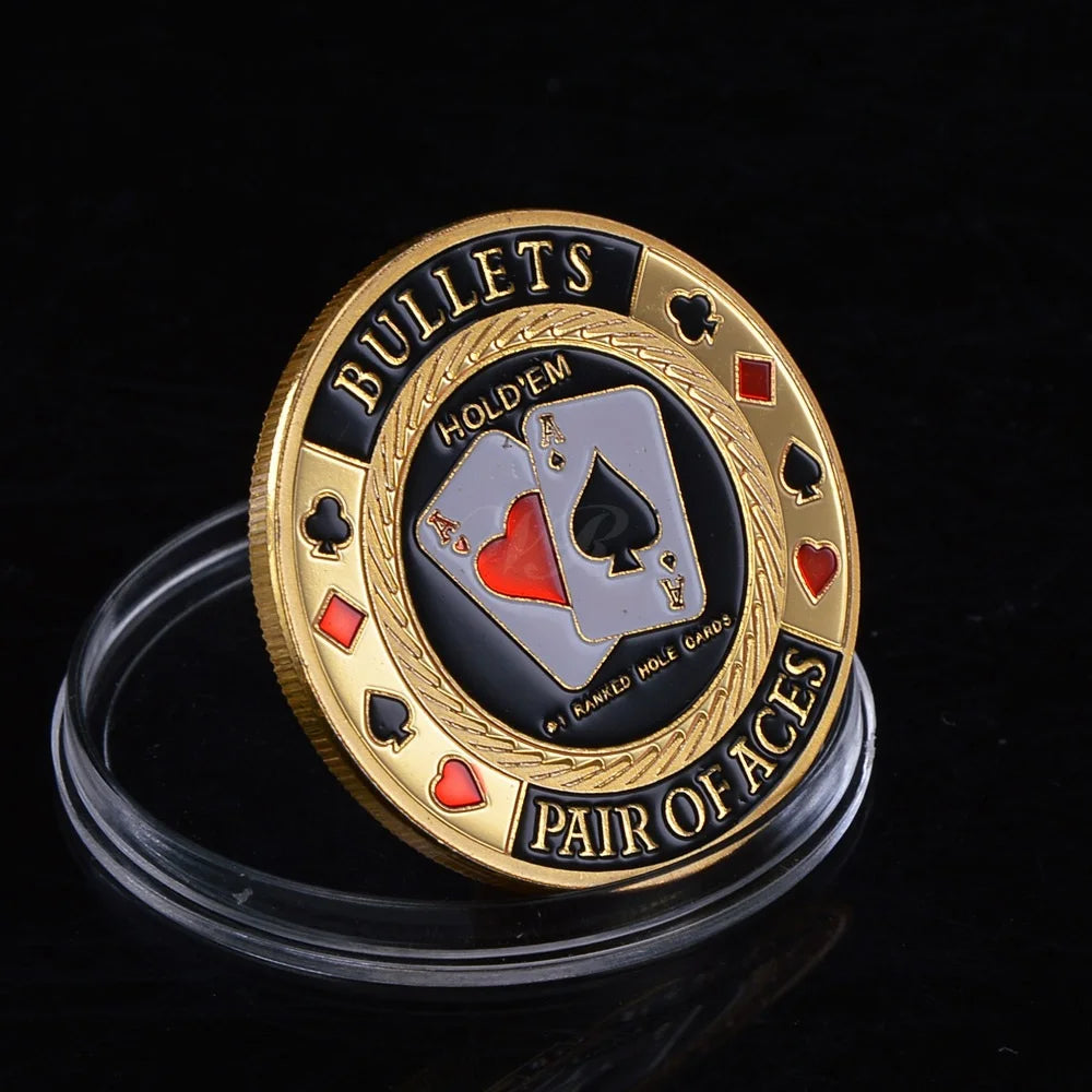 Poker Card Guard | Metall-Münze für Kartenschutz