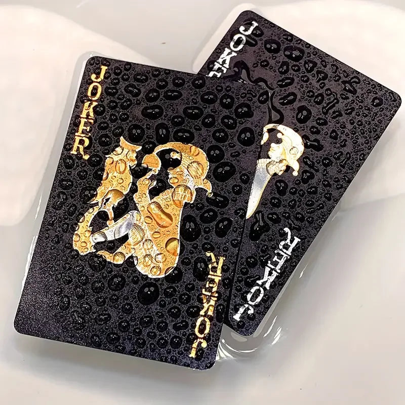 Black & Gold | Wasserdichte Pokerkarten – Luxus Kartenspiel