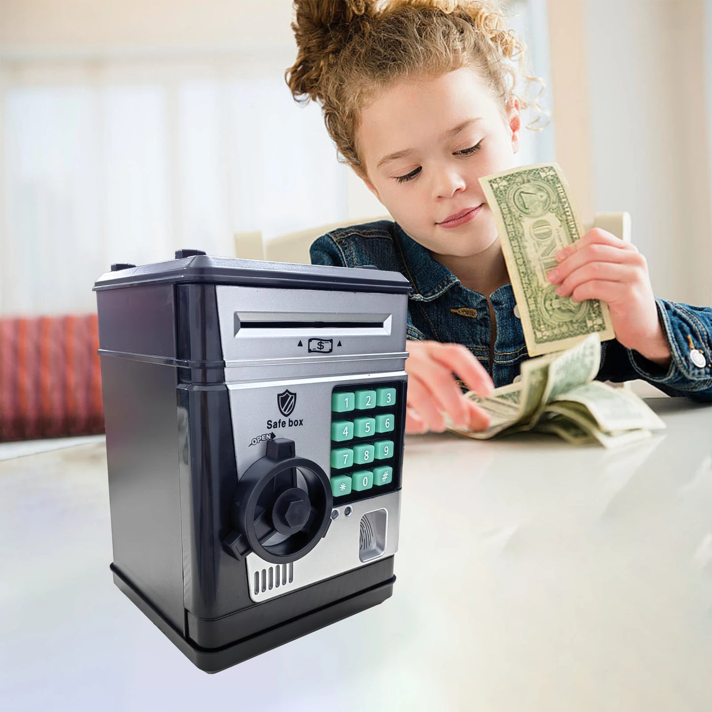 Elektronische Sparbox für Kinder mit Passwort