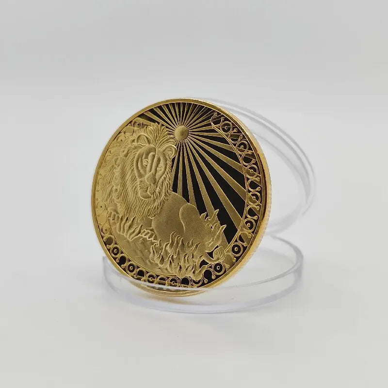 Europäische Sternzeichen-Münzen – 12er-Set aus Metall