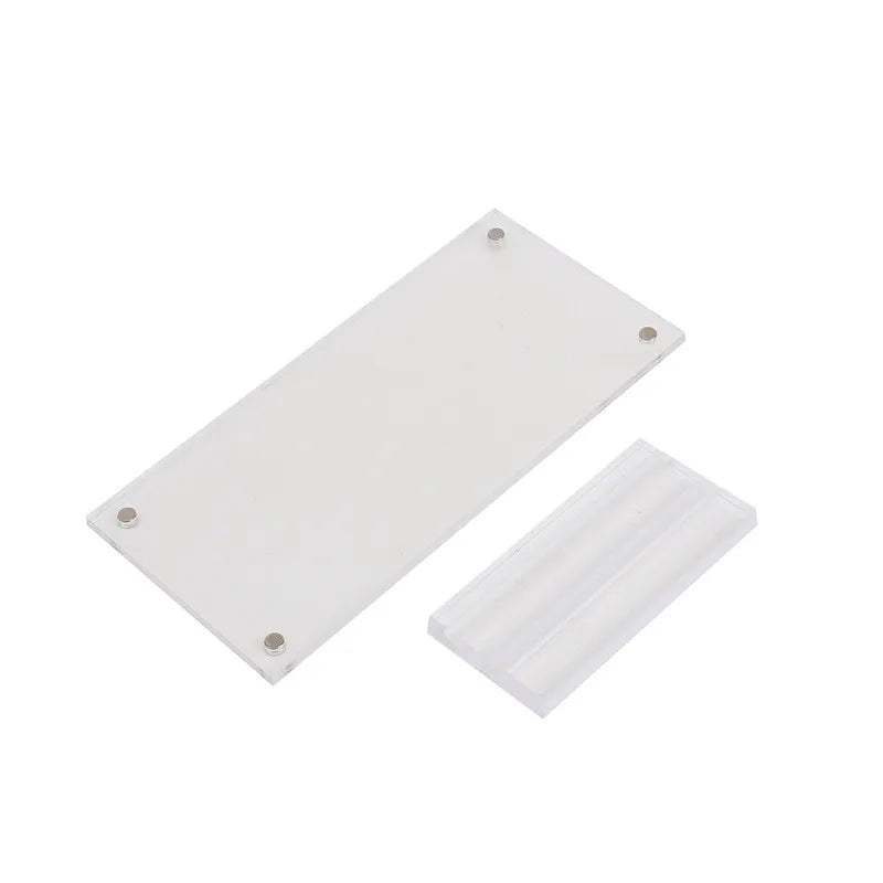 Marco de fotos conmemorativo de billetes de dólar de acrílico transparente resistente con base para exhibir en el escritorio del hogar o como vitrina coleccionable.